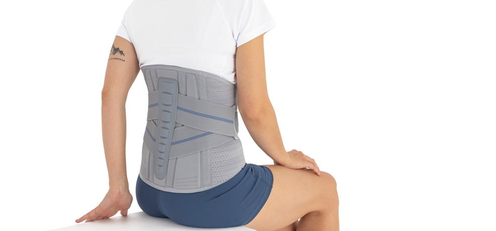 Full Back Support Brace with Removable Dorso-lumbar Pad - Back Pain Relief