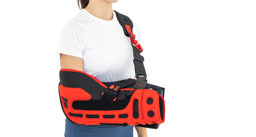 Shoulder support AM-AO-KG-02 CLEVER 2 ABDUCTOR  Reh4Mat – lower limb  orthosis and braces - Manufacturer of modern orthopaedic devices