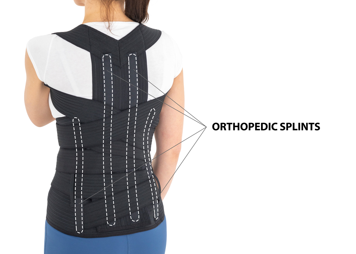 TLSO Back Brace Thoracic Lumbo Sacral Orthosis Support Scoliosis