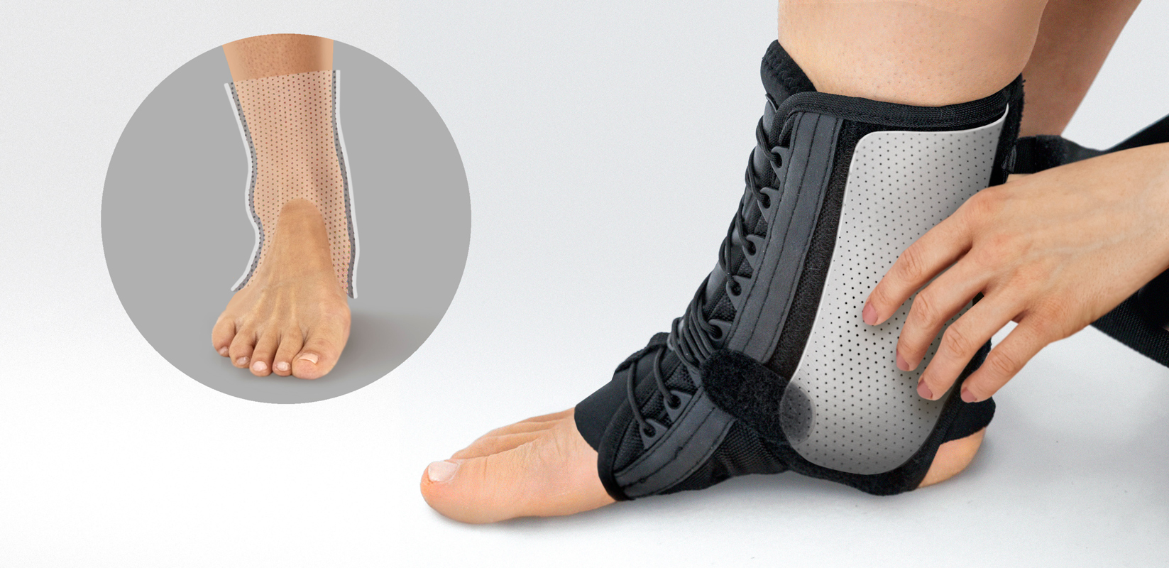 Foot and ankle brace AS-SS  Reh4Mat – lower limb orthosis and braces -  Manufacturer of modern orthopaedic devices